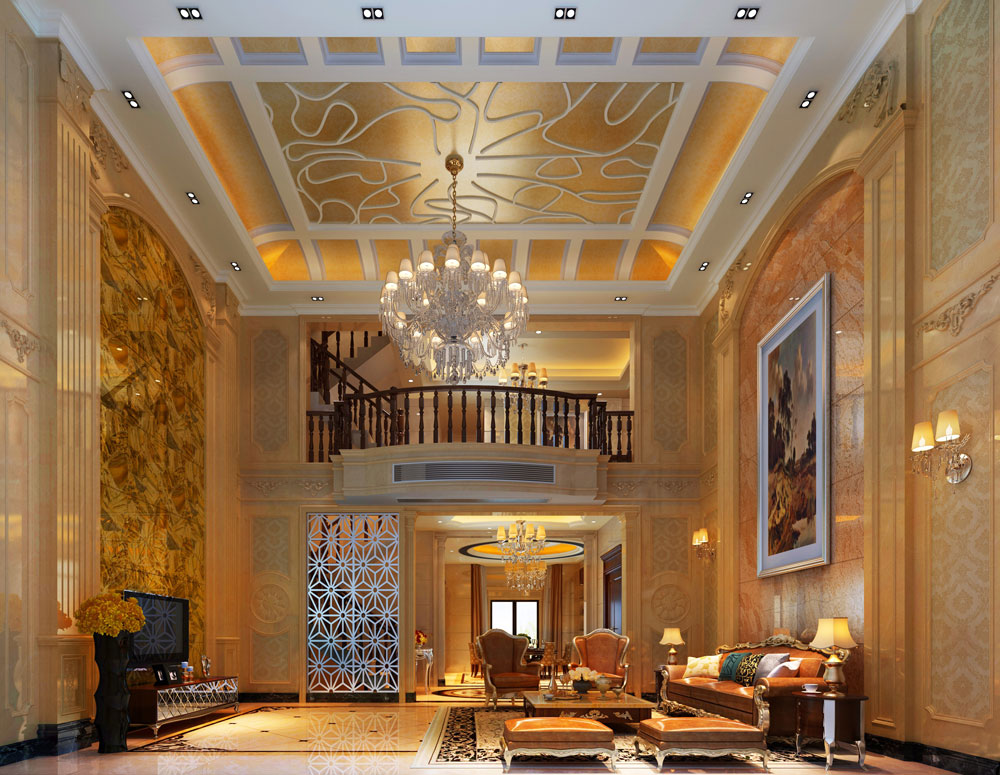 歐式建筑古典主義風格裝修別墅裝修