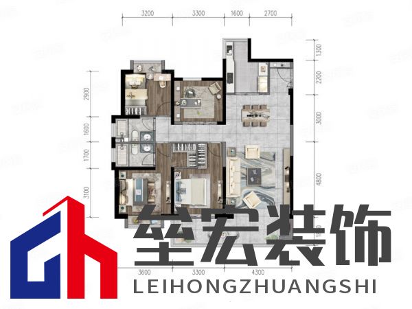 142㎡現(xiàn)代簡約丨 黑白格調(diào)下的溫柔空間！