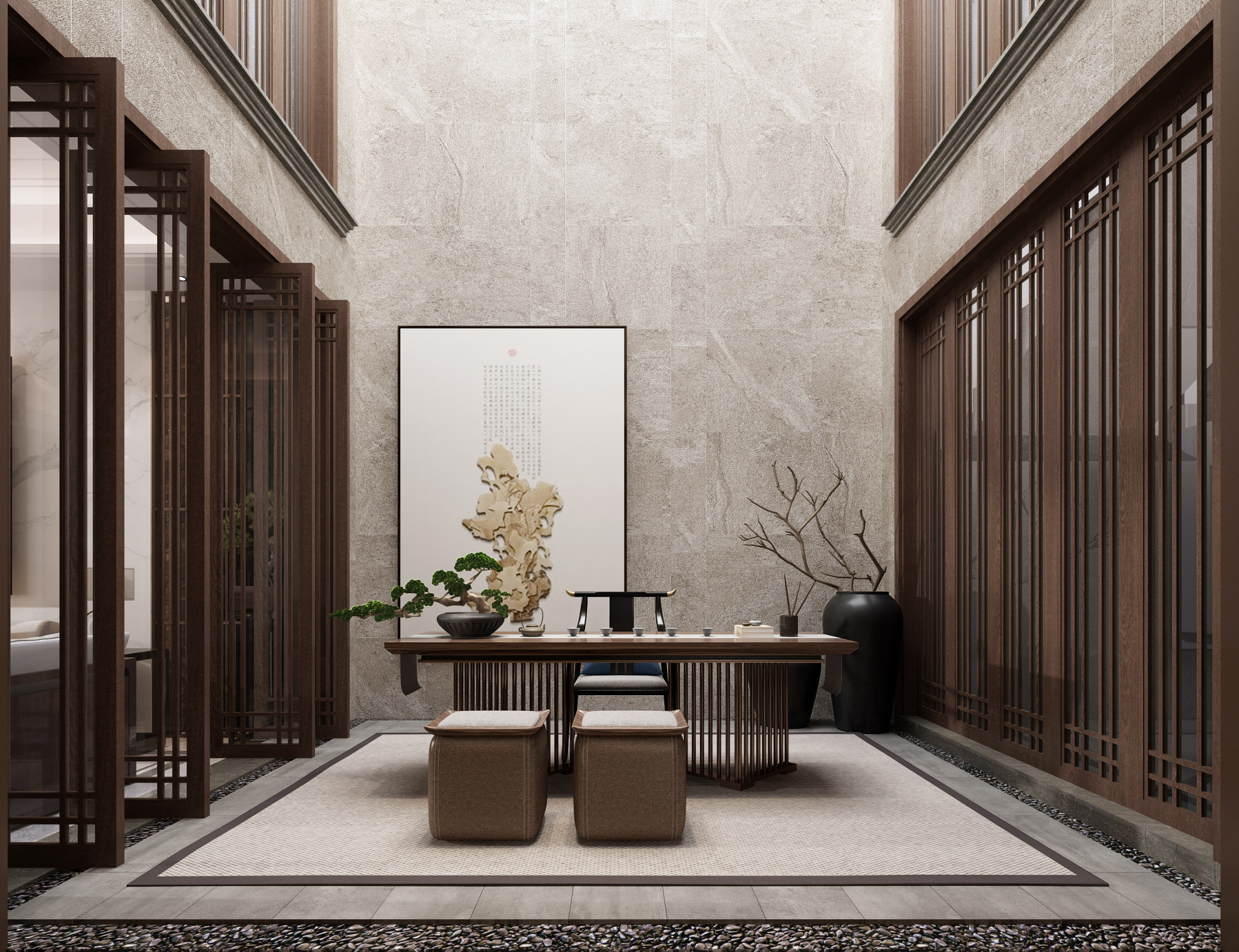 廈門(mén)別墅現(xiàn)代家裝_現(xiàn)代中式家裝效果圖_現(xiàn)代簡(jiǎn)約家裝案例分析