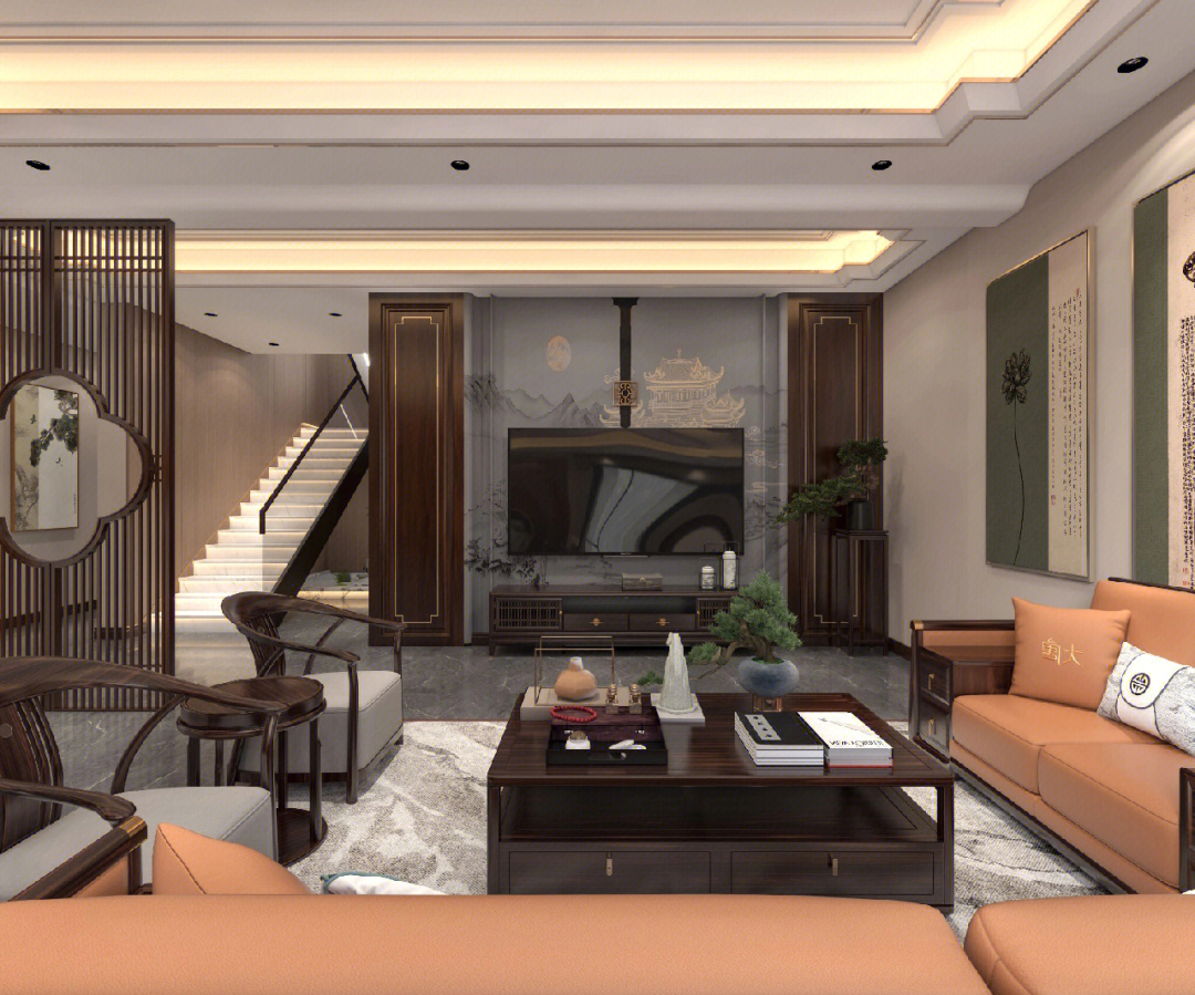 廈門新中式裝修風格_廈門中式家裝_廈門中式樓盤