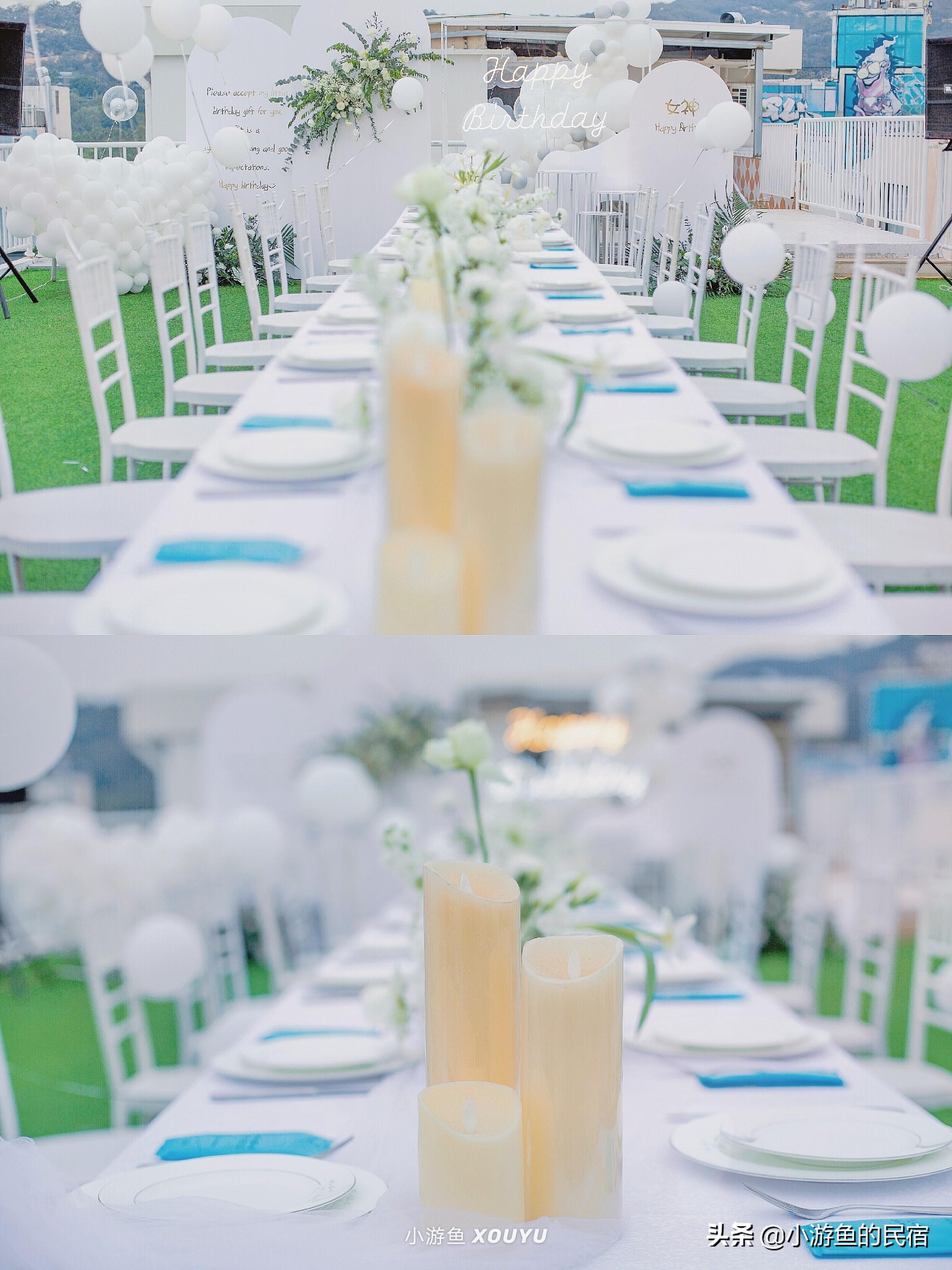 廈門過生日的觀景餐廳_廈門布置生日場景的地方_廈門生日場景布置
