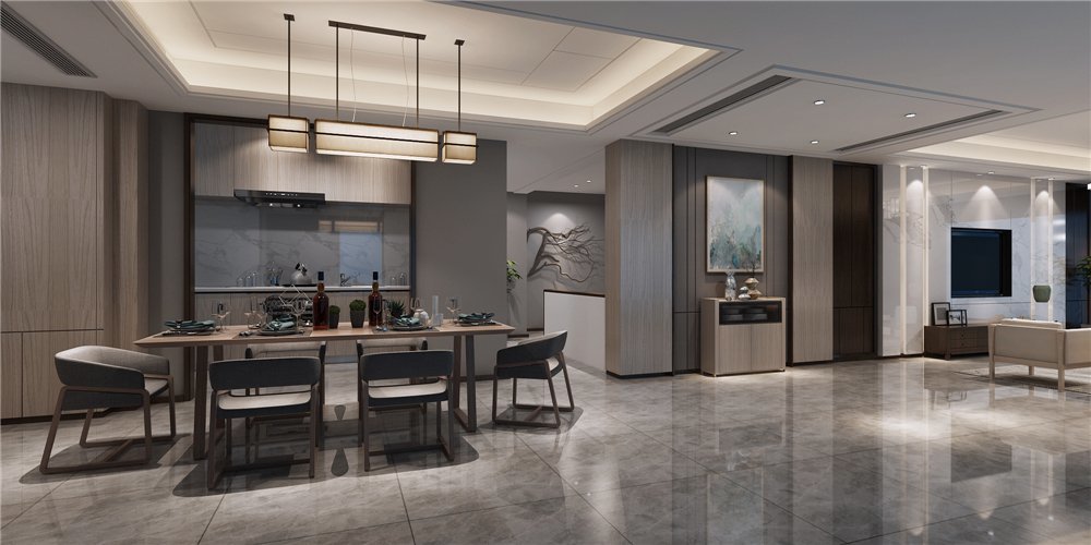 我家裝修的360平米中式風(fēng)格，半包花了22萬元，值不值？-正榮學(xué)府壹號(hào)裝修