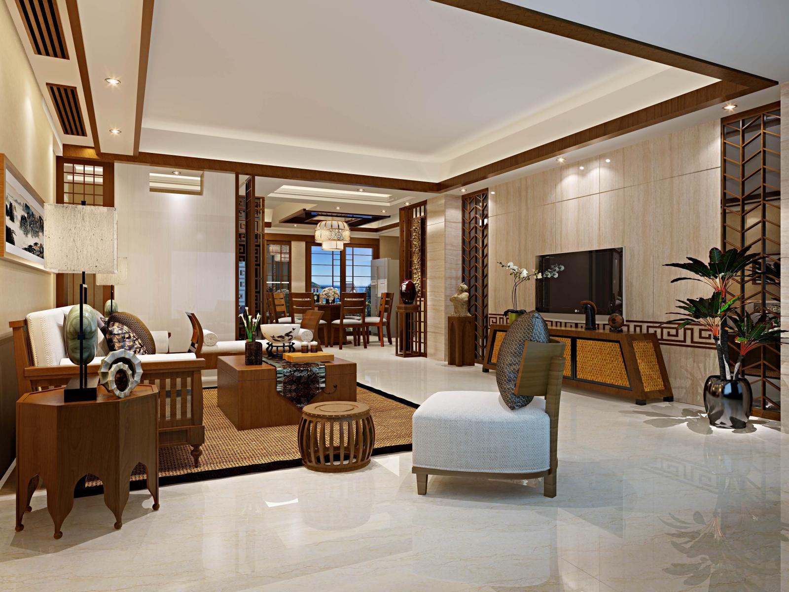 廈門(mén)裝修效果圖_廈門(mén)新中式家具_(dá)廈門(mén)有家裝飾新中式裝修報(bào)價(jià)