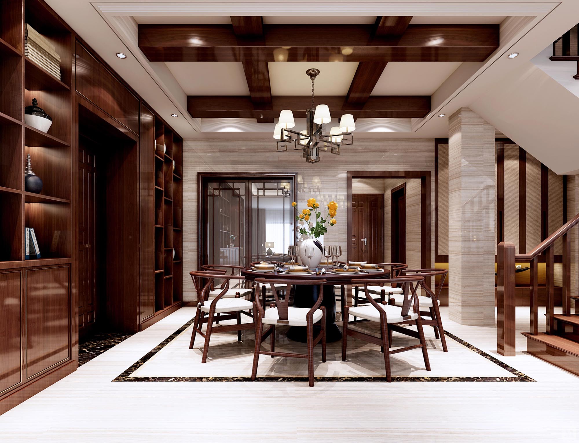 廈門中式小區(qū)_廈門新中式裝修風格_廈門中式別墅