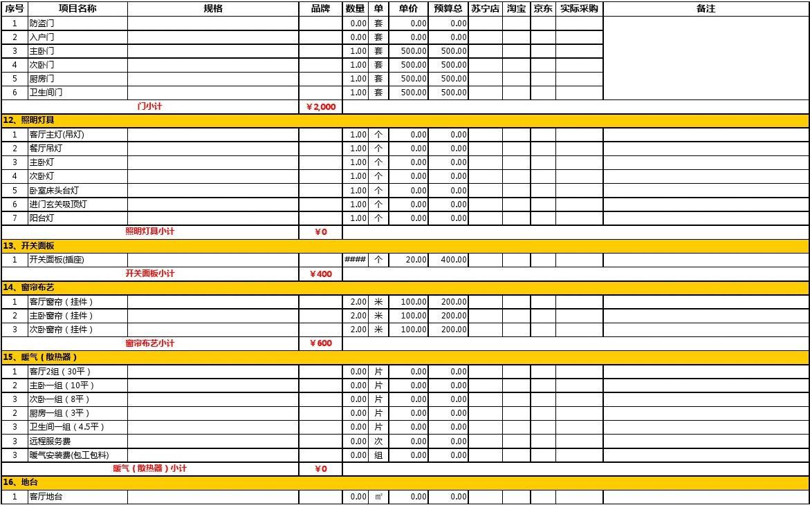 裝修價格廈門_廈門裝修報價明細表_廈門裝修公司報價明細表